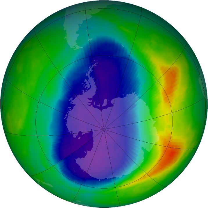 Ozone Map 1991-10-10